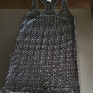 Xhilaration Gray Tank Top Swim Coverup